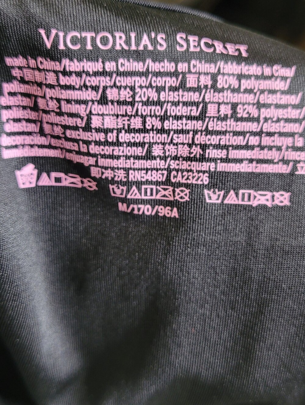 Victorias Secret Sydney Logo One Piece Swimsuit - Picture 8 of 8